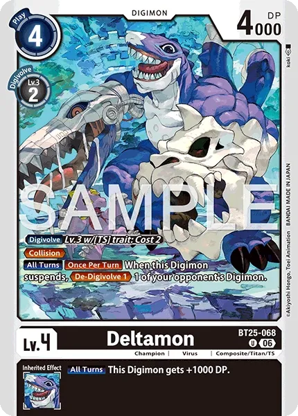 BT25-068 Deltamon, Uncommon