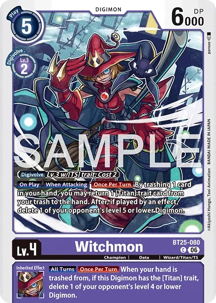 BT25-080 Witchmon, Common