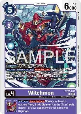 BT25-080 Witchmon, Common