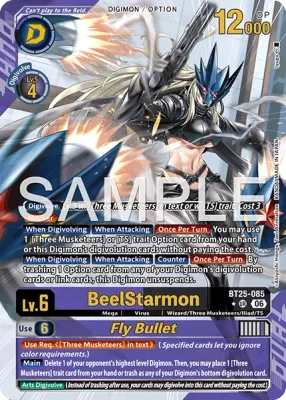 BT25-085 BeelStarmon/Fly Bullet, Ultimate Rare, AA
