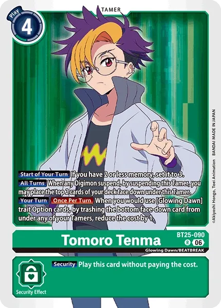 BT25-090 Tomoro Tenma, Rare