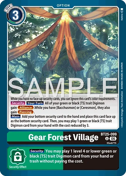 BT25-099 Gear Forest Village, Uncommon