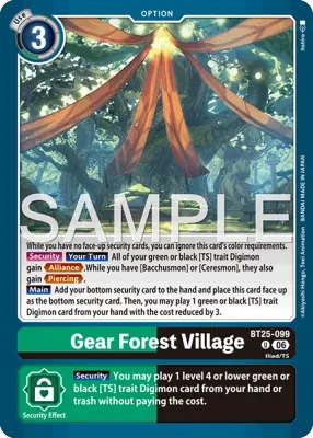 BT25-099 Gear Forest Village, Uncommon