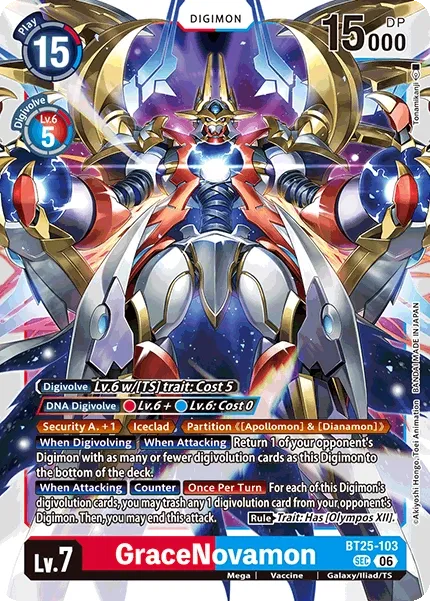 BT25-103 GraceNovamon, Secret Rare