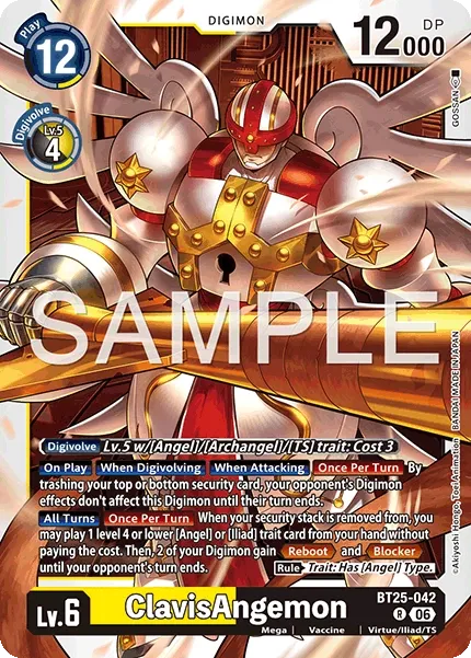BT25-042 ClavisAngemon, Rare