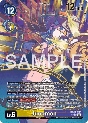 BT25-044 Junomon, Super Rare, AA