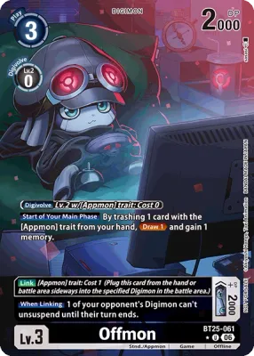 BT25-061 Offmon, Uncommon, Box Topper
