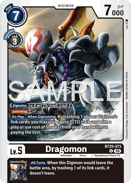 BT25-073 Dragomon, Uncommon