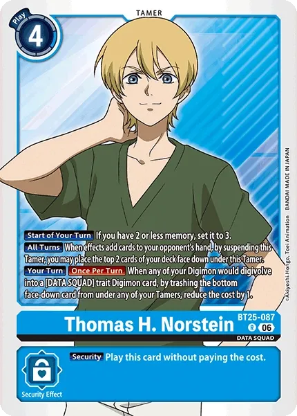 BT25-087 Thomas H. Norstein, Rare