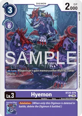 BT25-079 Hyemon, Common