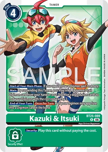 BT25-089 Kazuki &amp; Itsuki, Rare