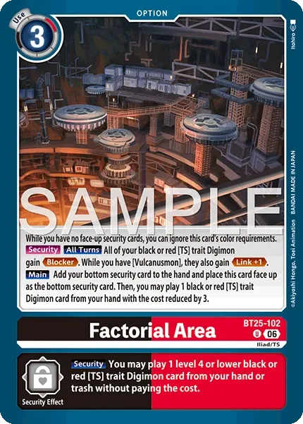 BT25-102 Factorial Area, Uncommon