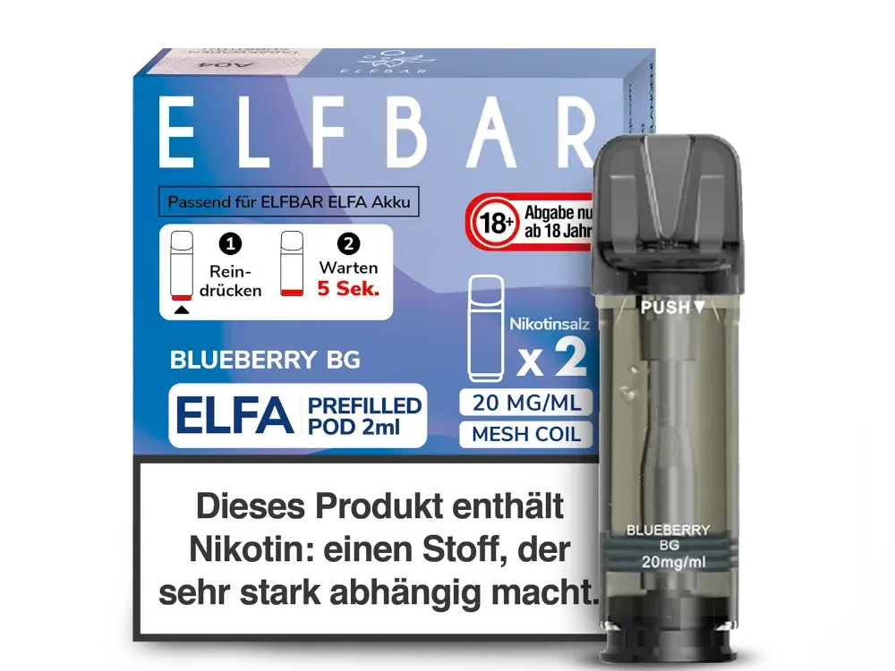 Elfbar Elfa Pod Blueberry BG 20 mg/ml
