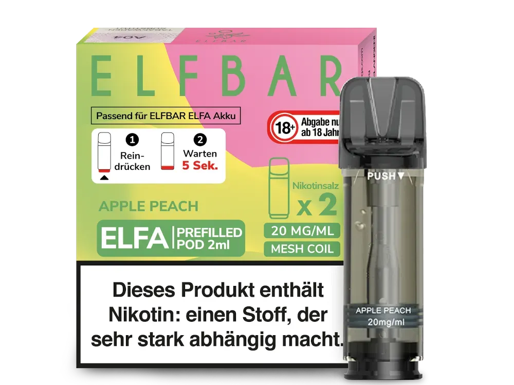 Elfbar Elfa Pod Apple Peach 20 mg/ml