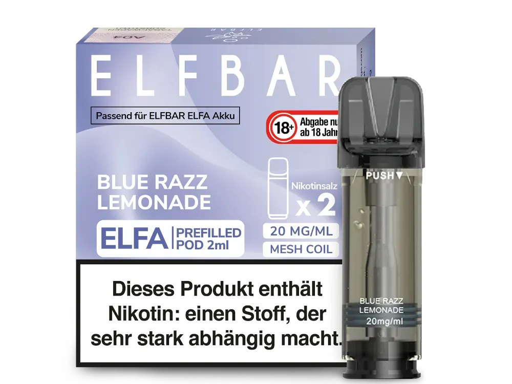 Elfbar Elfa Pod Blue Razz Lemonade 20 mg/m