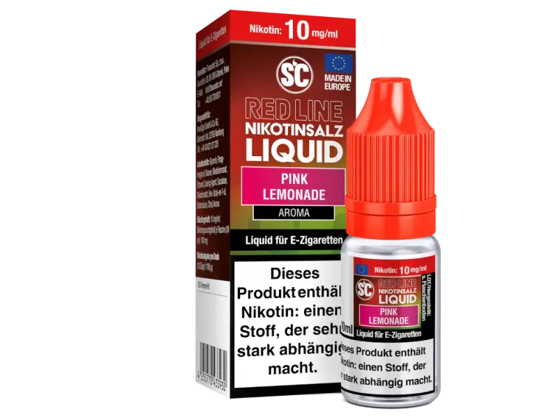SCRedline Nikotinsalz Liquid 10mg Pink Lemonade SCRedline Nikotinsalz Liquid 10mg Pink Lemonade