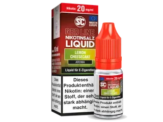 SCRedline Nikotinsalz Liquid 10mg Lemon Cheescake SCRedline Nikotinsalz Liquid 10mg Lemon Cheescake