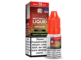 SC Redline Nikotinsalz Liquid Cappuccino 10mg SC Redline Nikotinsalz Liquid Cappuccino 10mg