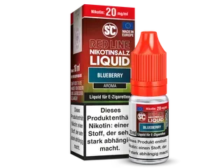 SC Redline Nikotinsalz Liquid 10mg Blueberry