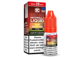 SC Redline Nikotinsalz Liquid 10mg Peach-Passionfruit SC Redline Nikotinsalz Liquid 10mg Peach-Passionfruit