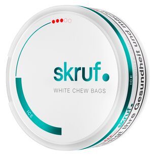 Skruf White Chew Bag Ice #3 Skruf White Chew Bag Ice #3
