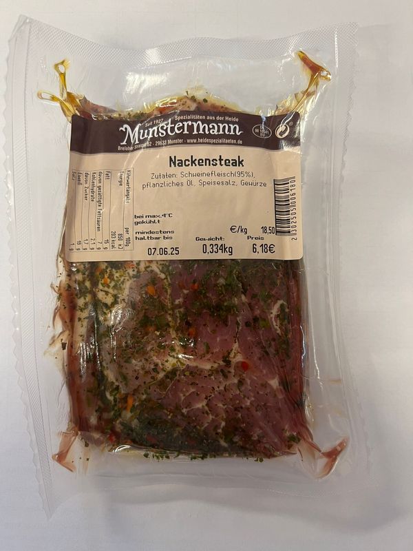Nackensteak vom Schwein