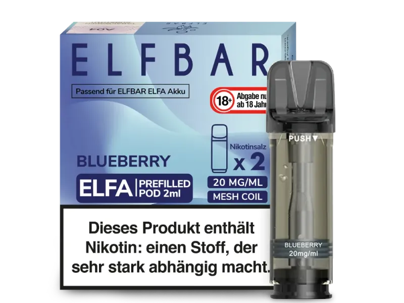 Elfbar Elfa Pod Blueberry 20 mg/ml Elfbar Elfa Pod Blueberry 20 mg/ml