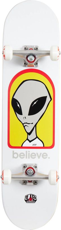 Alien Workshop Believe Compleet Skateboard Wit 8&quot;