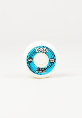 Bones Wheels 100&#39;s Originals #5 V5 Sidecut 100A, 53mm white-blue