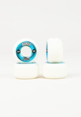 Bones Wheels 100&#39;s Originals #5 V5 Sidecut 100A, 53mm white-blue