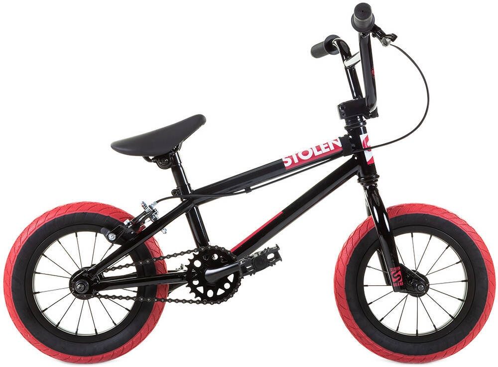 Stolen Agent 12&#39;&#39; 2022 Freestyle BMX Fiets Zwart Framemaat 13.25 inch. Alleen online verkrijgbaar! levertijd 4 a 5 werkdagen.