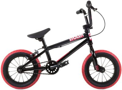 Stolen Agent 12&#39;&#39; 2022 Freestyle BMX Fiets Zwart Framemaat 13.25 inch. Alleen online verkrijgbaar! levertijd 4 a 5 werkdagen.