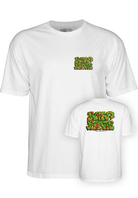 T-Shirt Powell-Peralta Rat Bones Graffiti white