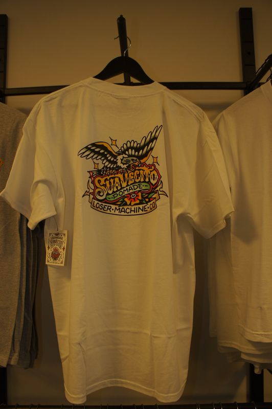 T-Shirt Loser-Machine LMC X Suavecito La Familia White