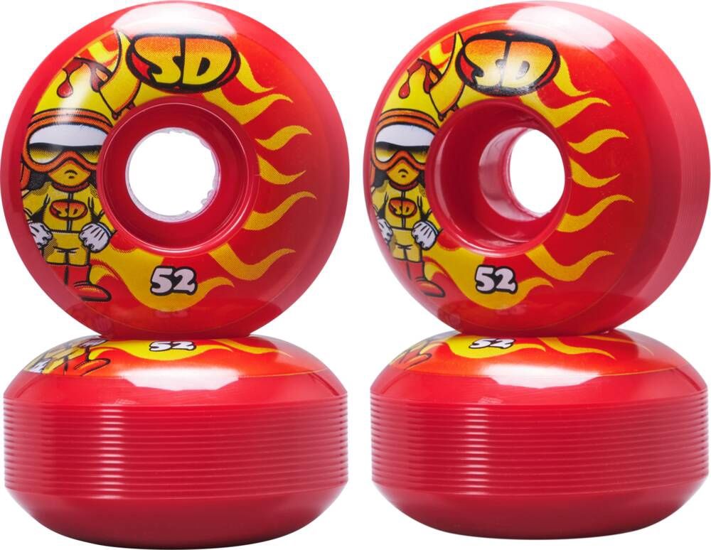 Speed Demons Characters 99A Skateboard Wielen 4-Pack Hot Shot 52mm