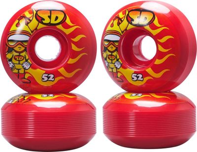 Speed Demons Characters 99A Skateboard Wielen 4-Pack Hot Shot 52mm