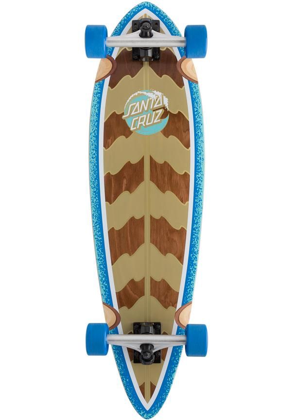 Compleet Cruiserboard Santa-Cruz Stipple Wave Dot Pintail 9.20&quot;