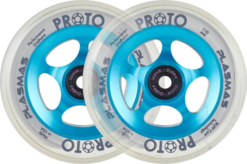 Proto Plasmas Stuntstep wielen 2-Pack 110mm Electric Blue