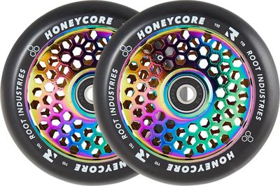 Root Honeycore Zwart Compleet 110mm Wiel 2-pack Neochrome