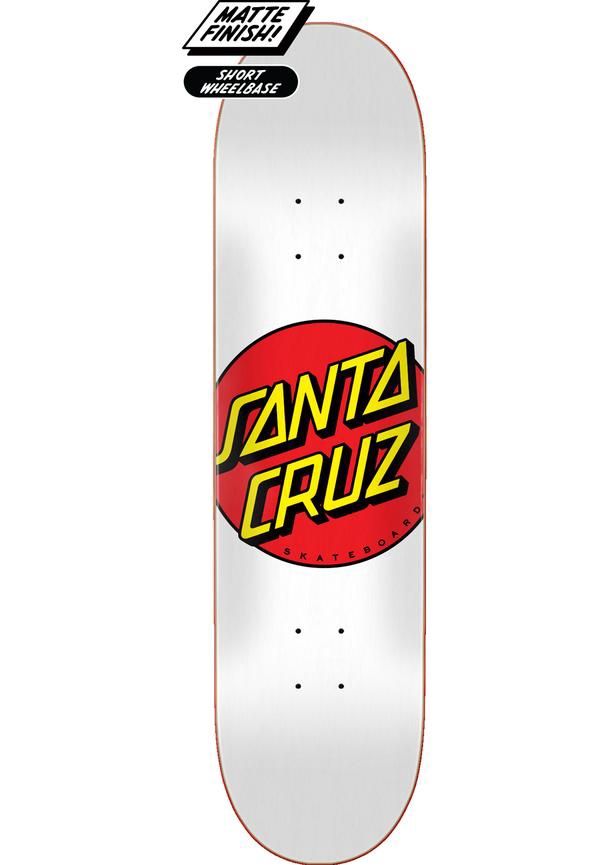 Santa-Cruz Deck Classic Dot 8&quot; white