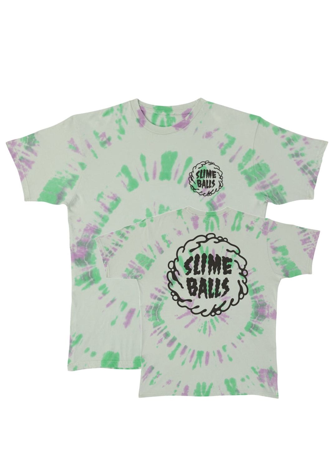 T-shirt Slime Balls Mono Splat grape maat M, Kleur: Grape, Maat: M