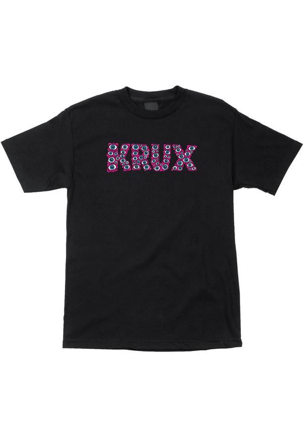 T-Shirt Krux FOS Eyeball zwart, Kleur: Zwart, Maat: M