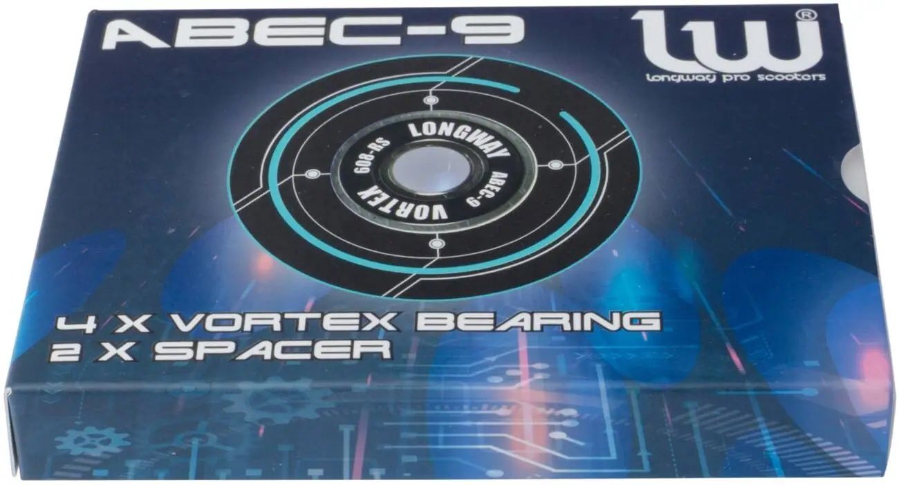 Longway Vortex Retail Scooter Bearings ABEC-9 set van 4 stuks