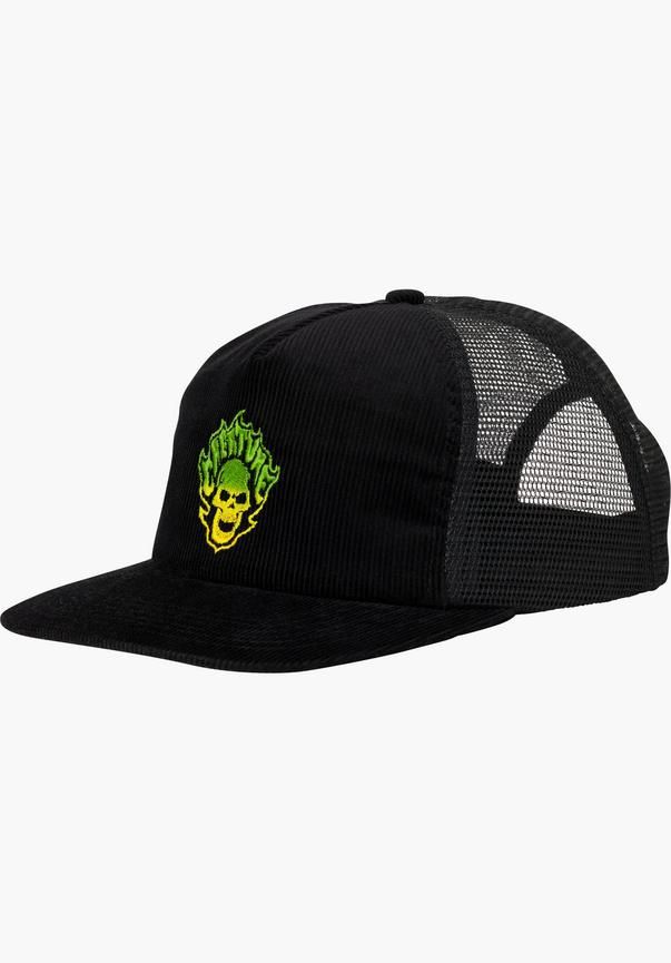Cap Creature Bonehead Flame Mid Profile, Kleur: Black