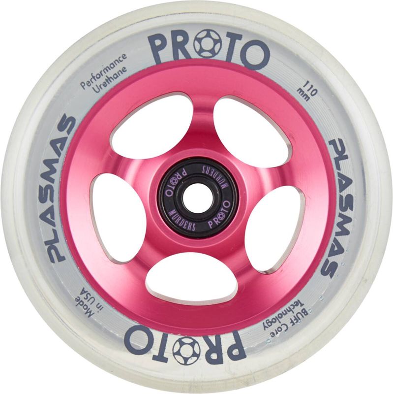 Proto Plasmas Stuntstep wielen 2-Pack 110mm Neon Pink