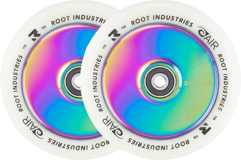 Root Air Wit Complete Stuntstep Wielen 2-pack 110mm Neochrome