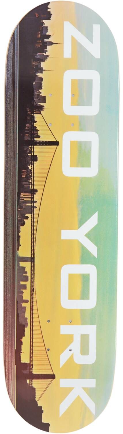 Zoo York City Skateboard Deck Og Bridge 8.25&quot;