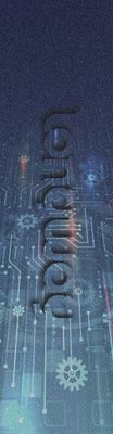 Longway Printed Griptape Stuntstep Circuit Board Blue