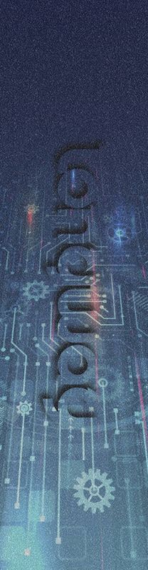 Longway Printed Griptape Stuntstep Circuit Board Blue