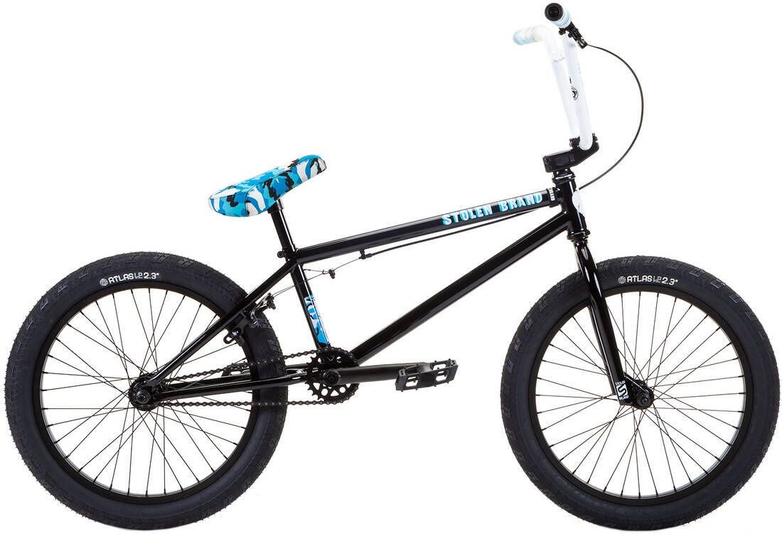 Stolen Stereo 20&#39;&#39; 2022 Freestyle BMX Fiets. Alleen online verkrijgbaar! levertijd 4 a 5 werkdagen., Wieldiameter: 20 inch, Framemaat: 20.75 inch (52.7cm), Kleur: Black/Blue Camo